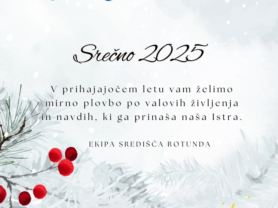 Mirne in vesele paznike vam želi ekipa Sredi&scaron;ča Rotunda