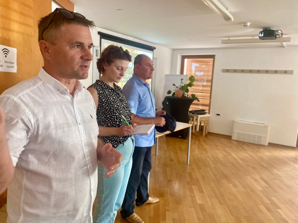 Obisk kolegov iz Slovaške - krepitev sodelovanja med LAS-i